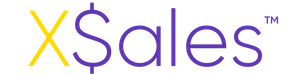 XSales Mobility, Inc logotype deep purple small TM